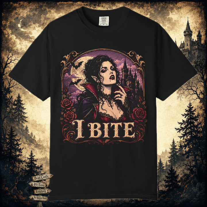 'I Bite' Vampiress T-Shirt