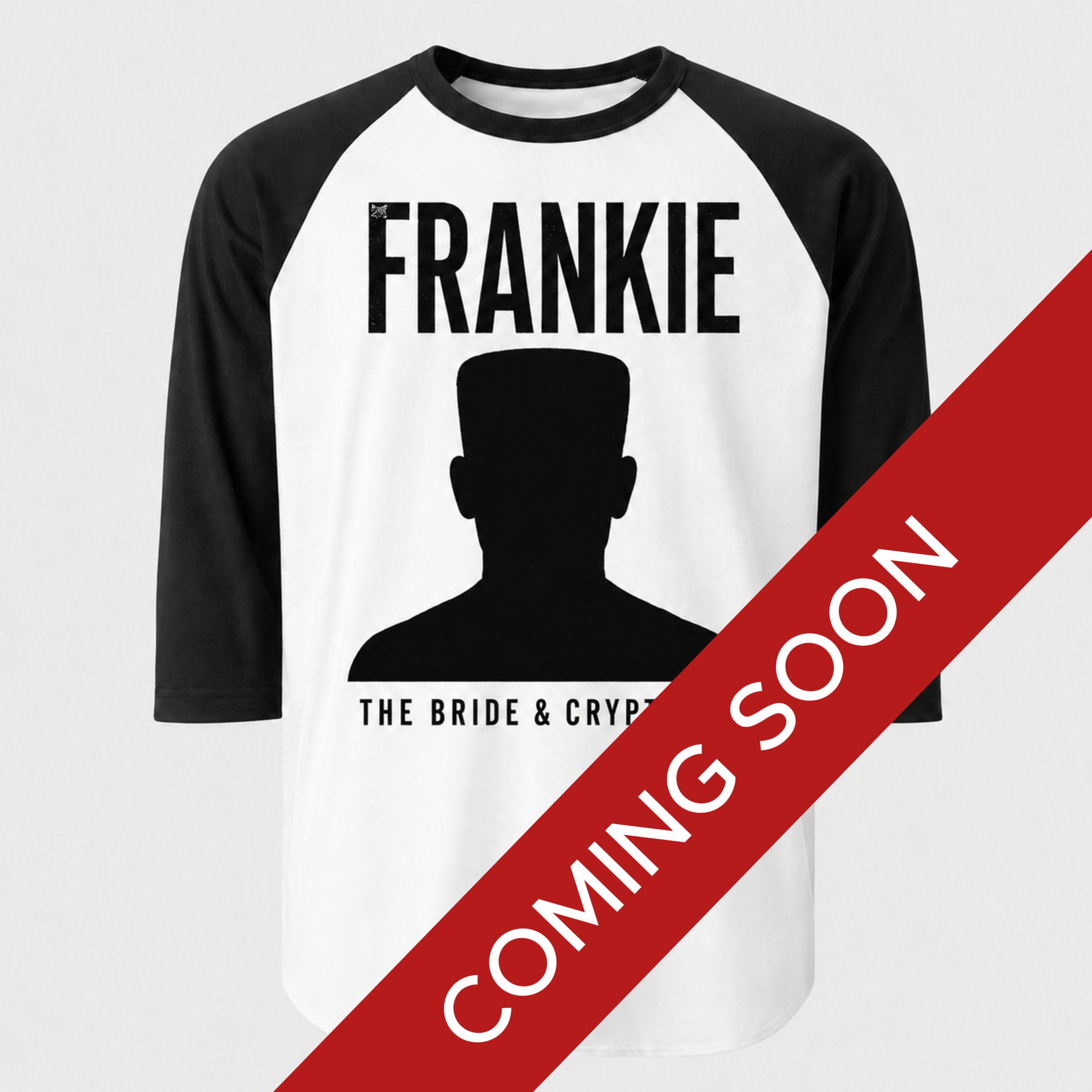 Frankie Sketch - 3/4 Sleeve Raglan Tee