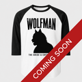 Wolfman Sketch - 3/4 Sleeve Raglan Tee